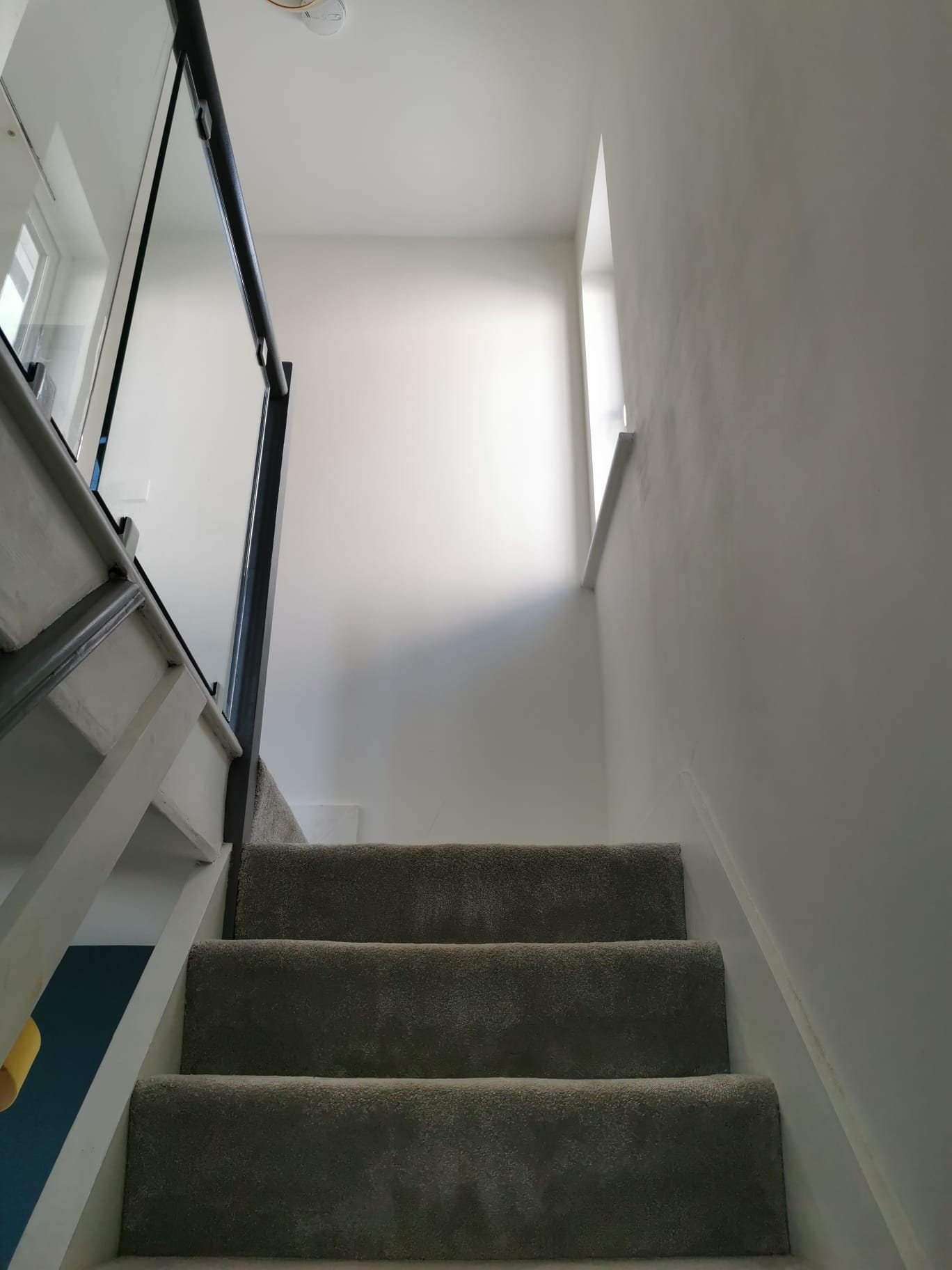 Before — New build · white loft